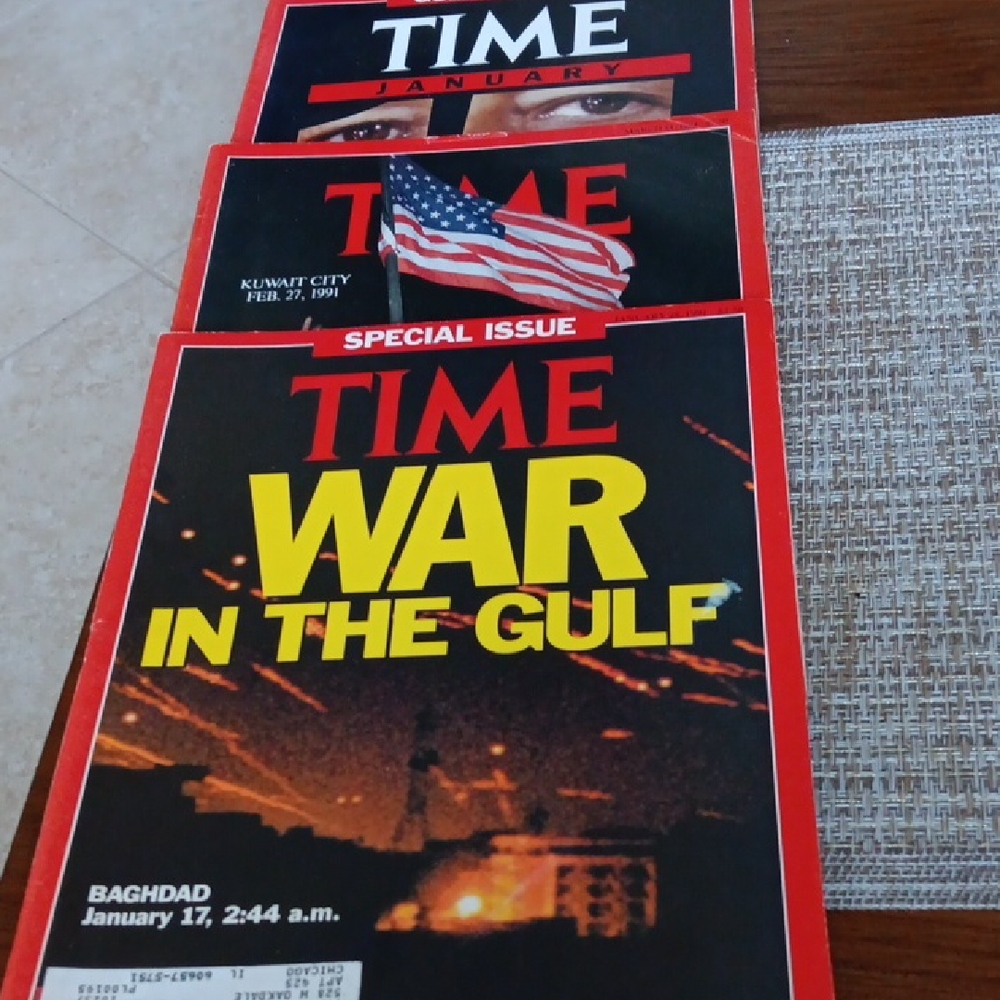 Bundle of Collectable Time Magazines.1990s.